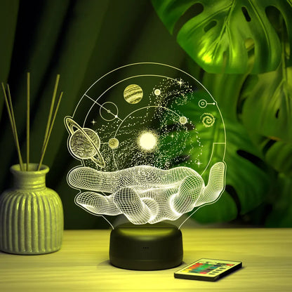 3D Optical Illusion Handheld the Universe Lamp - My Own Cosmos