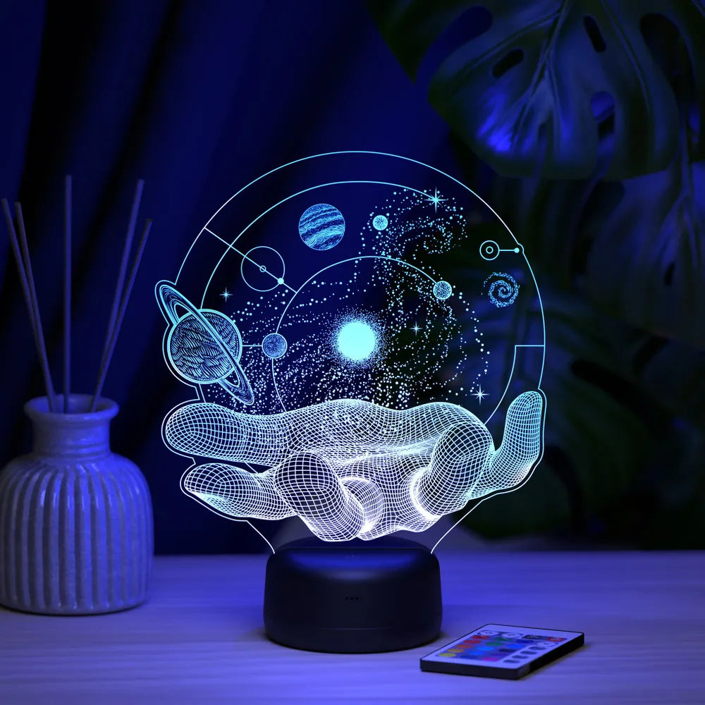 3D Optical Illusion Handheld the Universe Lamp - My Own Cosmos
