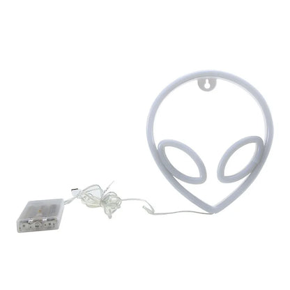 Alien Neon Sign Battery Operated Light for Bedroom or Party Decor - My Own Cosmos
