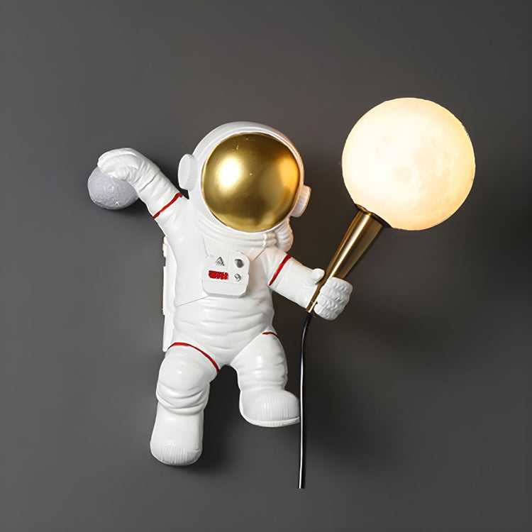 Astronaut Holding the Moon Wall Lamp - My Own Cosmos