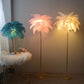 Ostrich Feather LED Floor Lamp