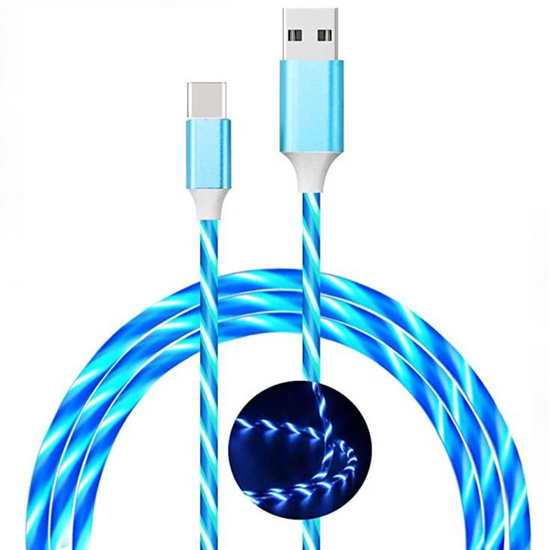 Flow Luminous Light Cable 3A Fast Charging and Data Transfer - My Own Cosmos