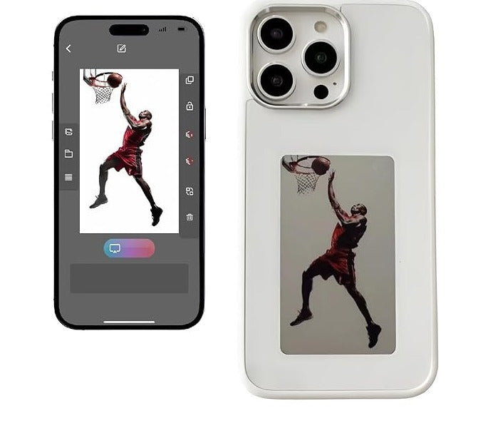 DYI Digital Photo Case for iPhone 15, 14 & 13 E-Ink - My Own Cosmos