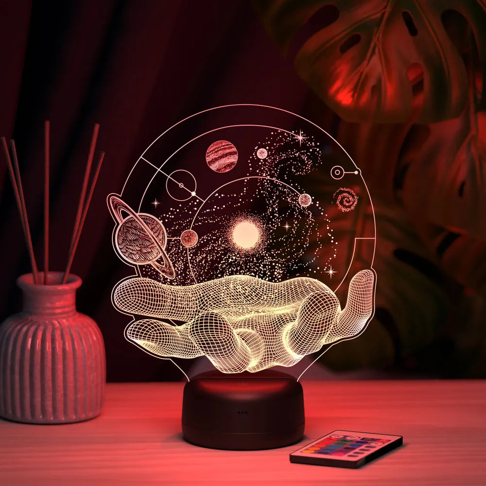 3D Optical Illusion Handheld the Universe Lamp - My Own Cosmos