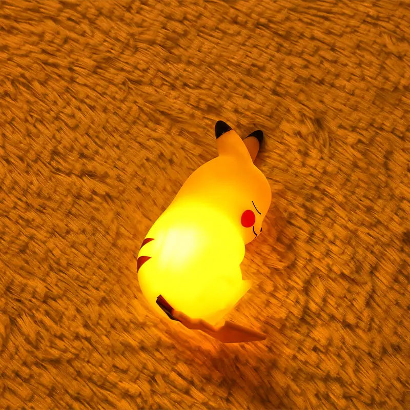 Pikachu Soft Silicone Plush Lamp kawaii - My Own Cosmos