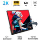 2K 14" Portable Monitor for Laptops & Gaming