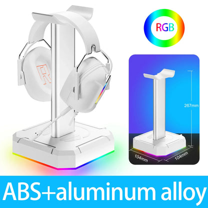 RGB Backlit Aluminum Headphone Stand