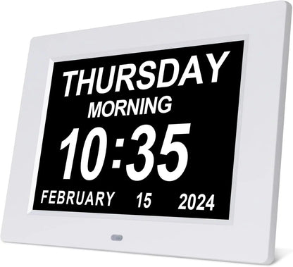 Dementia Care Clock Extra-Large Digital Display for Seniors