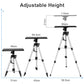 Tripod Projector Stand Foldable Laptop Stand Aluminum Projector Tripod with Plate and Carrying Bag Height Adjustable My Own Cosmos