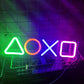 Neon Sign Custom Game Icon Light for Wall Hanging Atmosphere Playstation Lamp LED Colorful Lighting Room Bar Club Player Decor