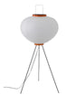 Elegant Wabi-Sabi Rice Paper Floor Lamp