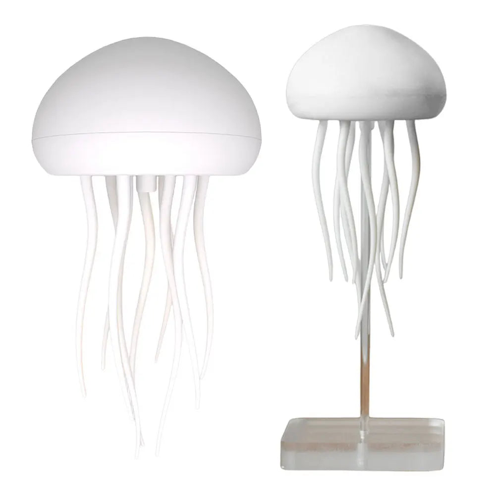 Cartoon Jellyfish Night Light RGB Gradient Cute Jellyfish Bedside Lamp Voice Control Type-C Charging LED Night Lamp My Own Cosmos