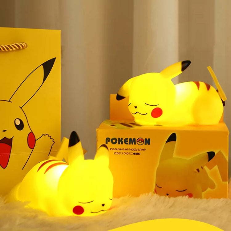 Pikachu Soft Silicone Plush Lamp kawaii - My Own Cosmos