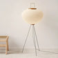 Elegant Wabi-Sabi Rice Paper Floor Lamp