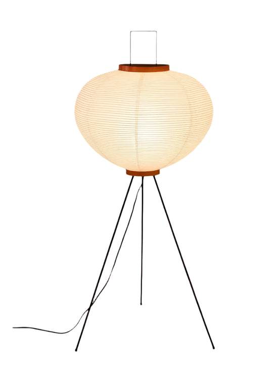 Elegant Wabi-Sabi Rice Paper Floor Lamp