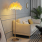 Modern Ostrich Feather Led Floor Lamp For Bedroom Bedside Atmosphere Lamps Indoor Lighting Living Room Sofaside Stand Lights