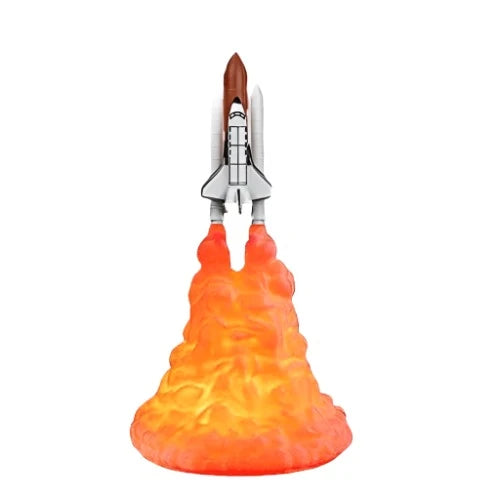 Space Rocket Launch 3D Room Atmosphere LED Lamp - My Own Cosmos