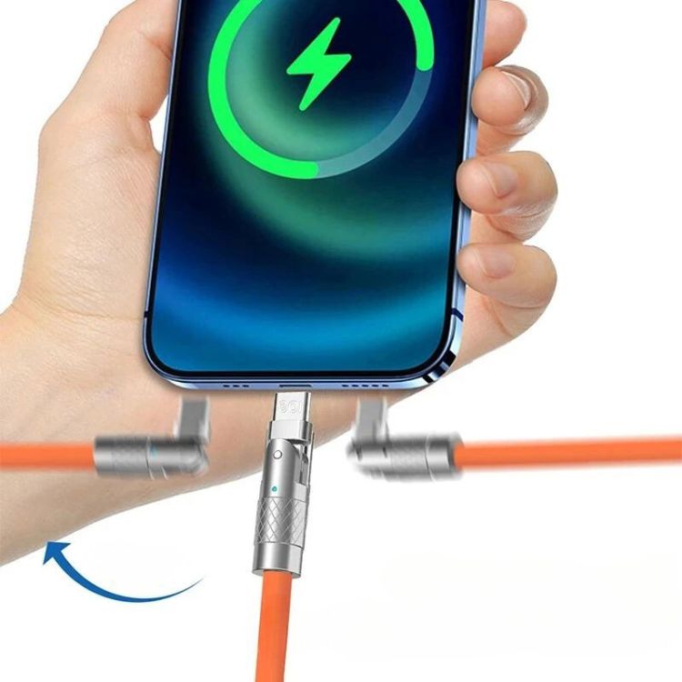 Ultra-Fast Charging: 120W USB Type C Flexible Cable - My Own Cosmos