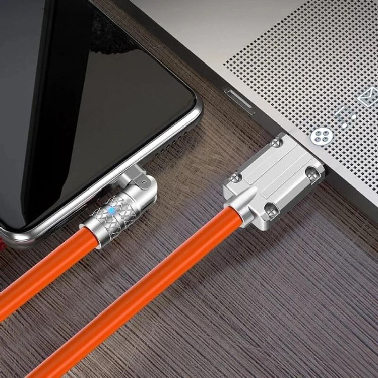 Ultra-Fast Charging: 120W USB Type C Flexible Cable - My Own Cosmos