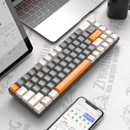 Compact Wireless Mechanical Keyboard with Dual Mode Suitable for PC PS4 Xbox iPhone iPad - My Own Cosmos